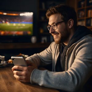 Usuario iniciando denuncia contra casas de apuestas desde su móvil