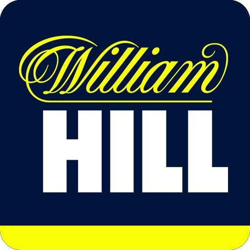 Logotipo de William Hill en colores azul y amarillo