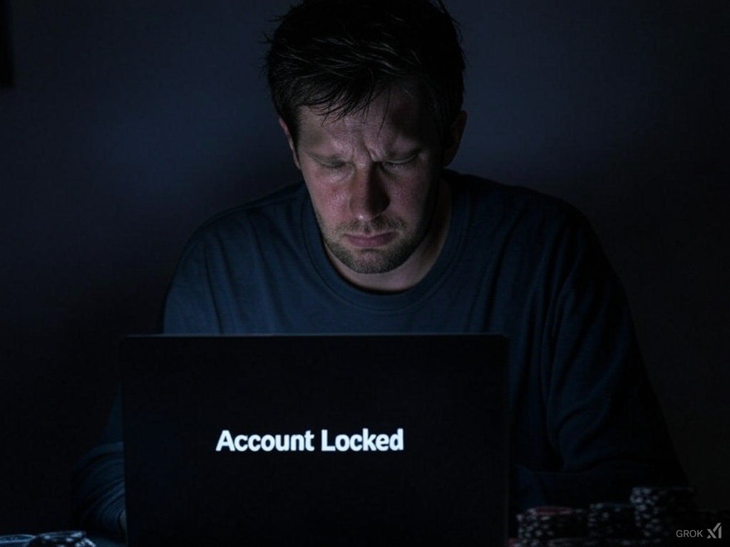 Jugador frustrado por cuenta bloqueada en PokerStars