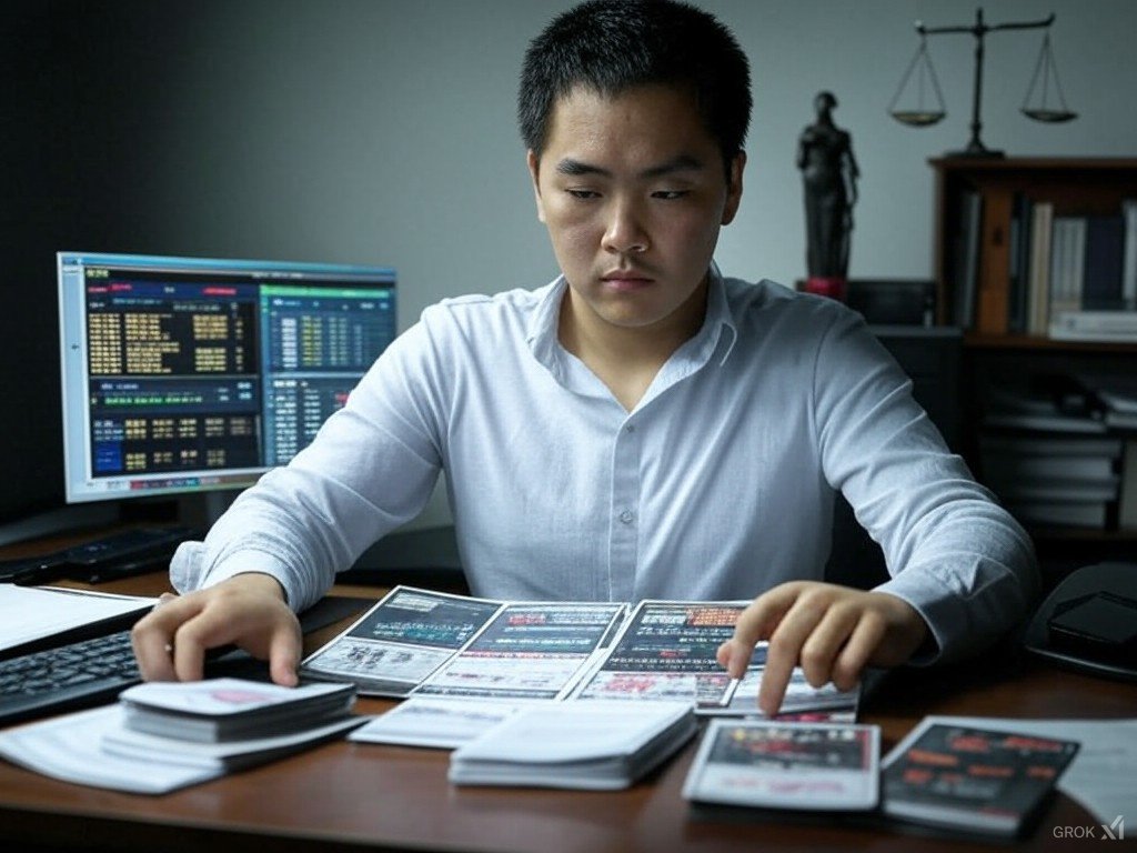 Usuario organizando capturas y comprobantes para denunciar a GoldenPark.