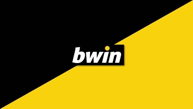 Logotipo de Bwin con fondo negro y amarillo