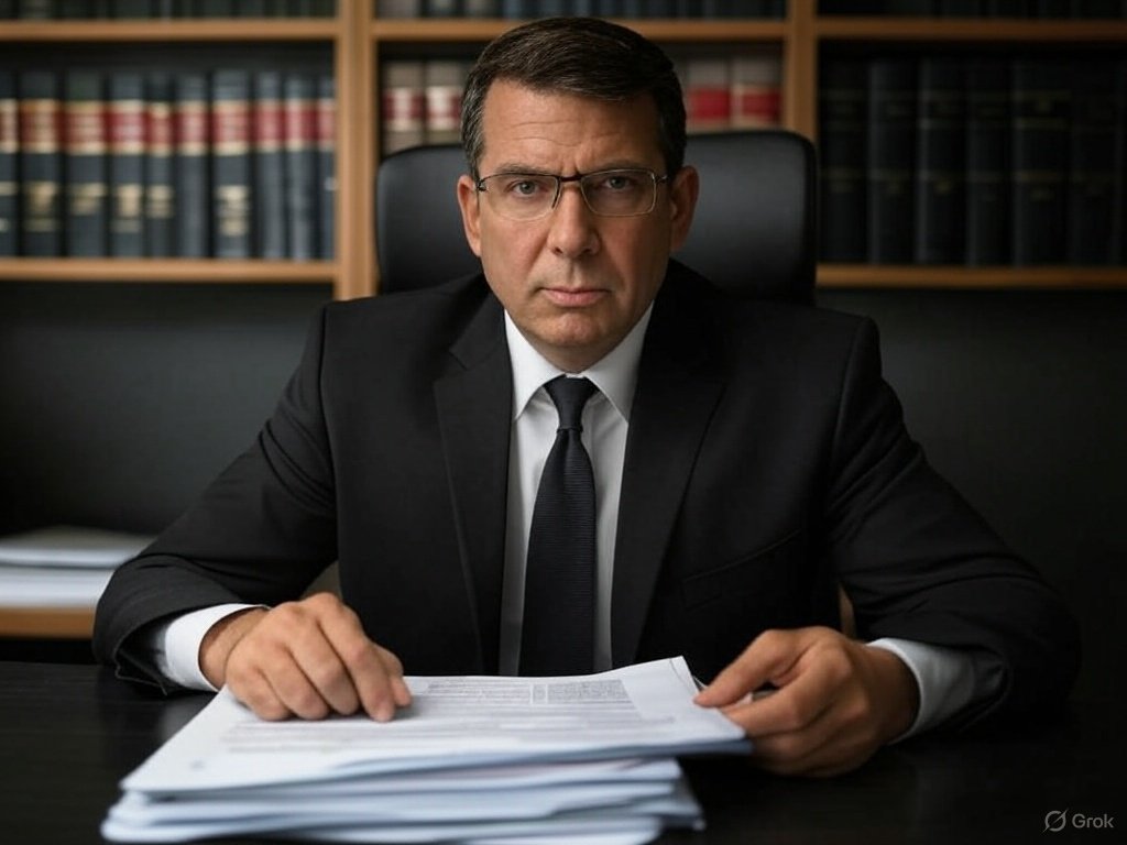 Abogado revisando documentos legales sobre Reclamación contra Todoslots