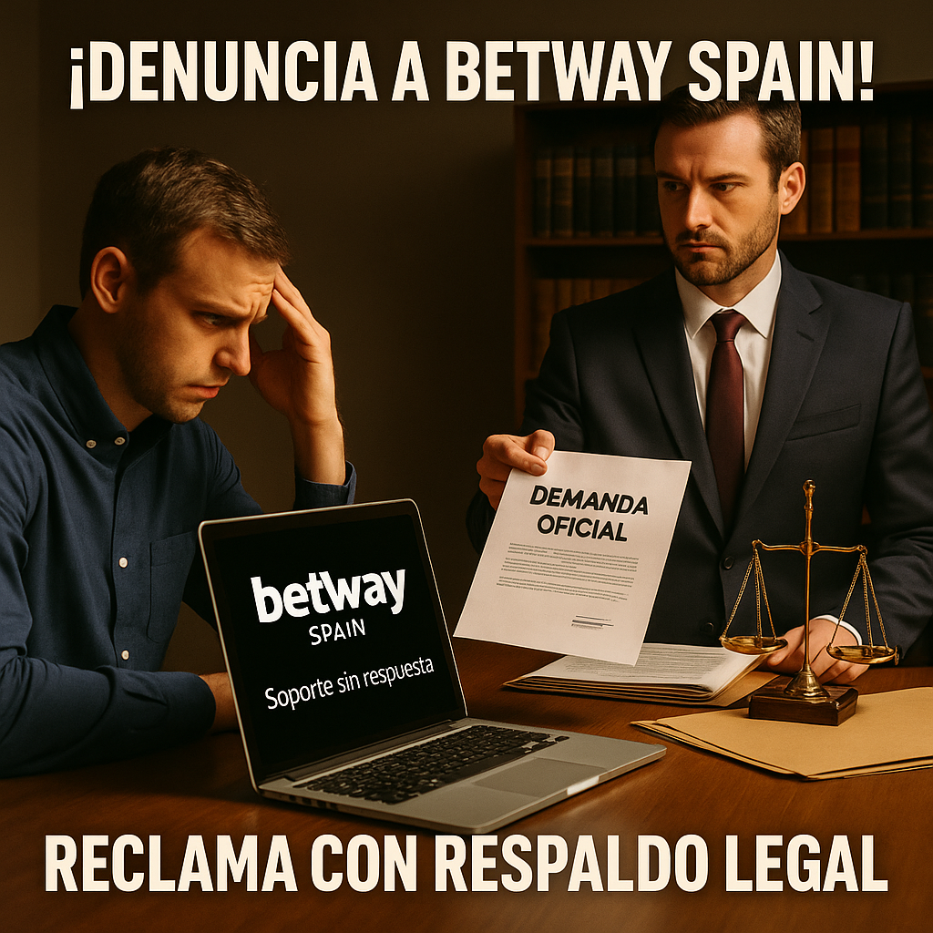 denunciar a Betway Spain por falta de respuesta legalmente