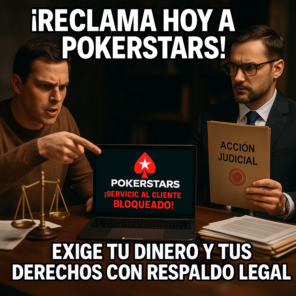 denunciar a PokerStars por falta de respuesta legalmente