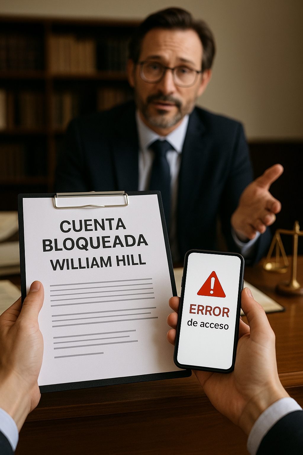 Cuenta bloqueada William Hill solución legal