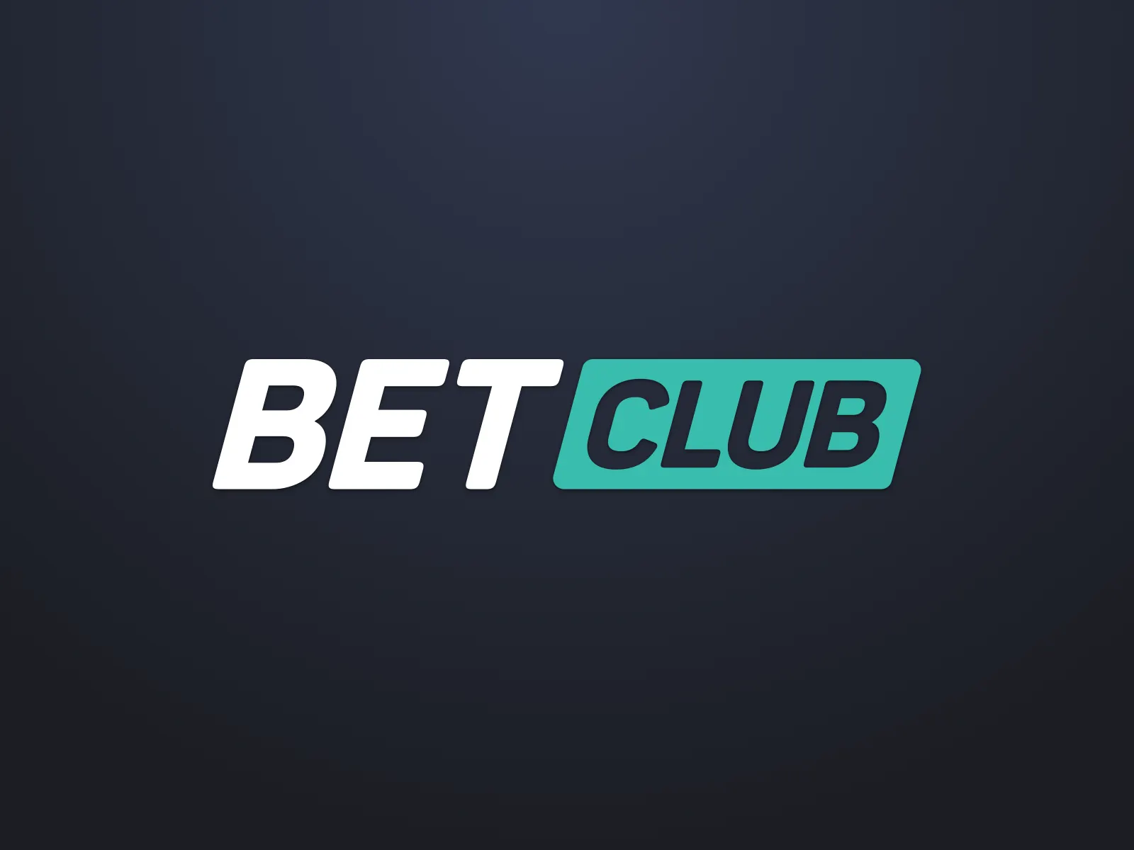 Logo de BETCLUB con fondo oscuro
