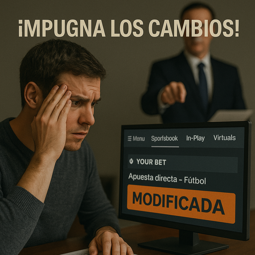 Abogado analizando apuestas modificadas en la plataforma Tonybet