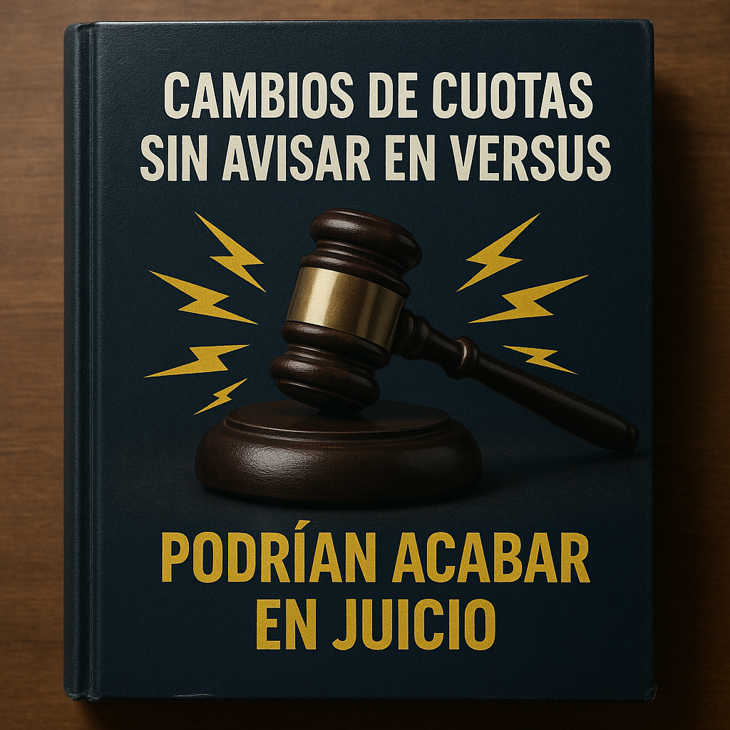 Cambios de cuotas sin avisar en Versus podrían acabar en juicio