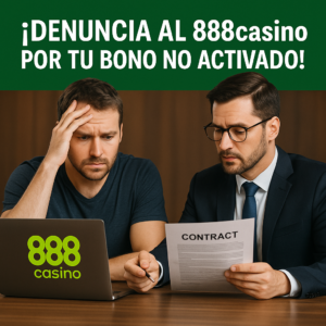 proceso legal bono 888casino no se activó