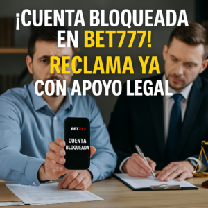 Me cerraron la cuenta en Bet777