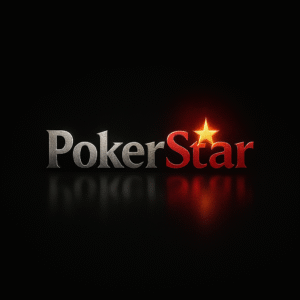 Pantalla de un móvil mostrando la interfaz de la PokerStars App con opciones de juegos de cash, torneos y mesas de póker disponibles para jugar en línea.