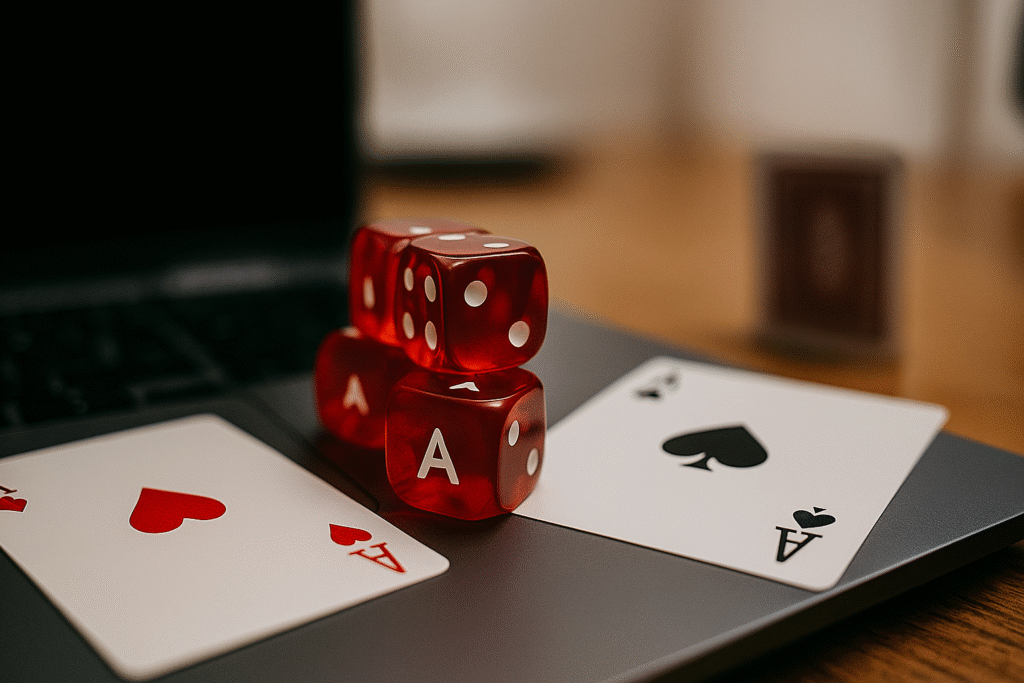 Pantalla de un móvil mostrando la interfaz de la PokerStars App con opciones de juegos de cash, torneos y mesas de póker disponibles para jugar en línea.