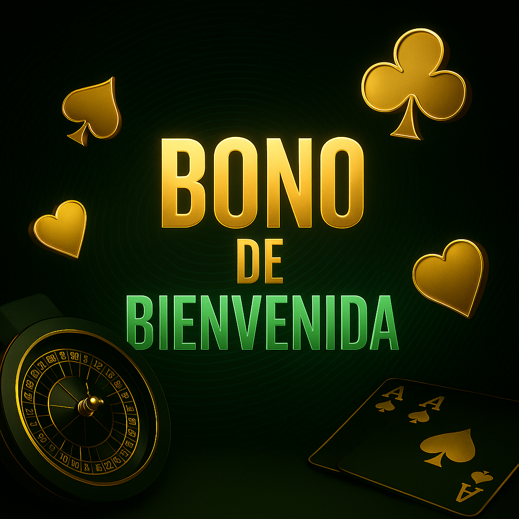 Fichas, dados y cartas de póker sobre un teclado de ordenador con el logo de BET777 iluminado al fondo, representando el bono de bienvenida del casino.