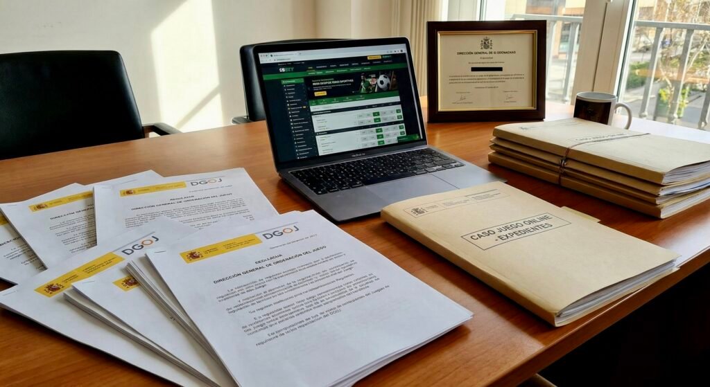 Documentos oficiales DGOJ para reclamar a Kirolbet casa de apuestas