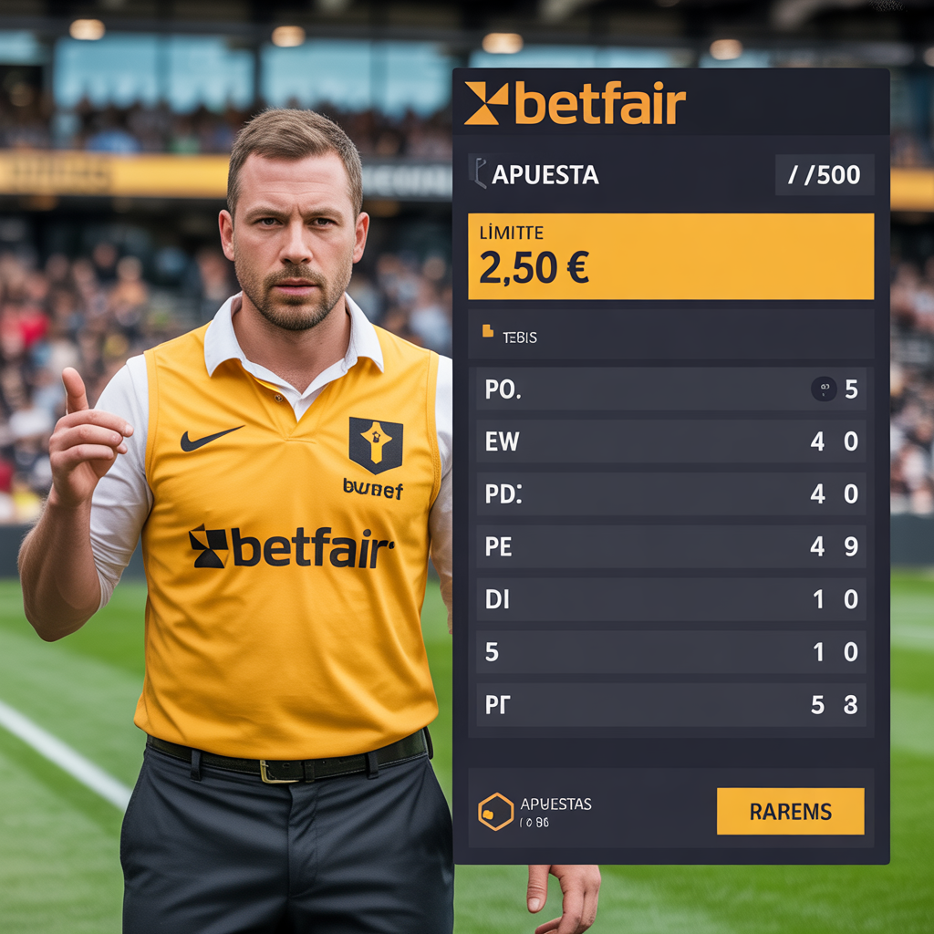 Betfair cuenta limitada apuesta máxima reducida pantalla usuario