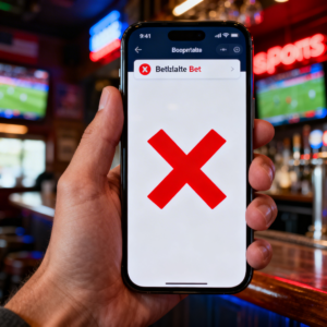 Notificación de apuesta anulada por DAZNBet después de resultado favorable al apostante