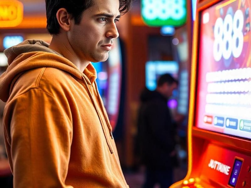 Usuario intentando retirar dinero sin éxito en 888 Casino.